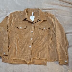Zenana Outfitters Camel Jacket XL